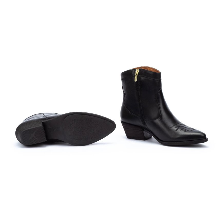 Women's Pikolinos VERGEL Ankle Boots Black | NZ R391A87